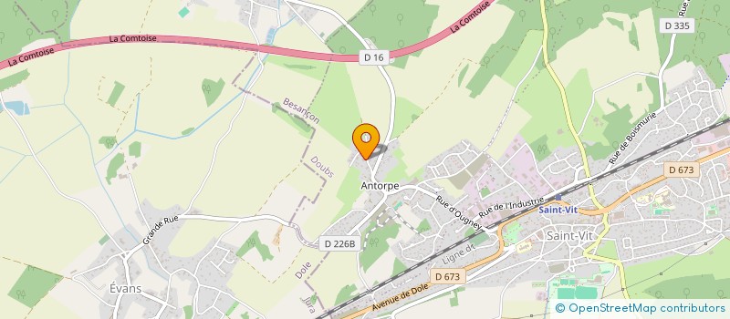 localisation de l'entreprise MONSIEUR MATHIEU GUILAIN  SAINT-VIT