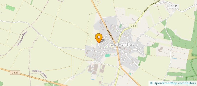 localisation de l'entreprise MONSIEUR MATHIEU GUILBERT  CHAILLY-EN-BIERE