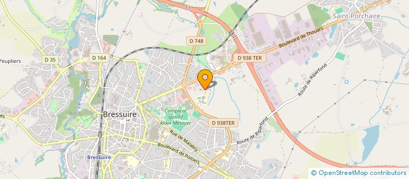 localisation de l'entreprise MONSIEUR MATHIEU GUILBOT  BRESSUIRE