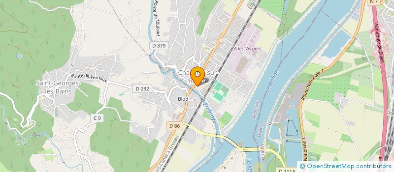 localisation de l'entreprise MONSIEUR MATHIEU GUILHOT  CHARMES-SUR-RHONE