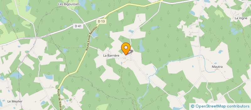 localisation de l'entreprise MONSIEUR MATHIEU GUILLAUMARD  SAINT-ANDRE-DE-DOUBLE