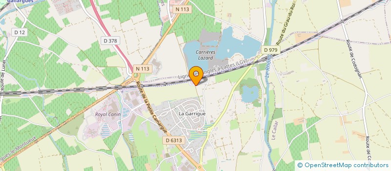 localisation de l'entreprise MONSIEUR MATHIEU GUILLAUME  AIMARGUES