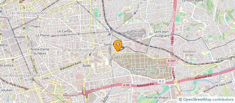 localisation de l'entreprise MONSIEUR MATHIEU GUILLAUME à MARSEILLE