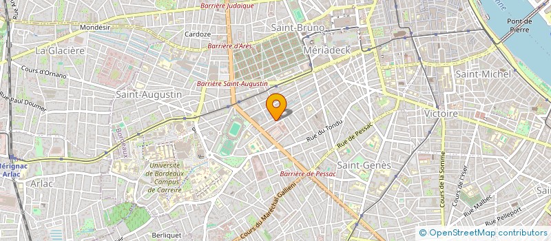 localisation de l'entreprise MONSIEUR MATHIEU GUILLEMINOT  BORDEAUX