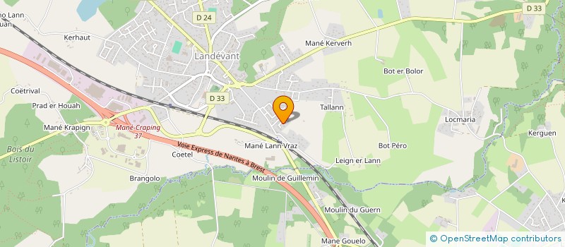 localisation de l'entreprise MONSIEUR MATHIEU GUILLEMOTO  SAINT-JACQUES-DE-LA-LANDE