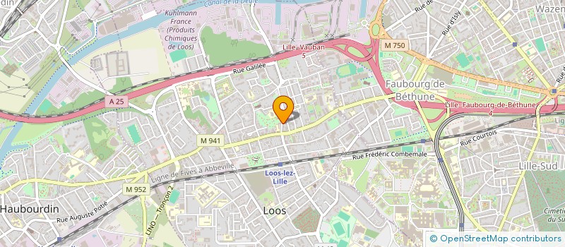 localisation de l'entreprise MONSIEUR MATHIEU GUILLEN  LOOS