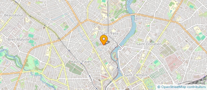 localisation de l'entreprise MONSIEUR MATHIEU GUILLON à NANTES