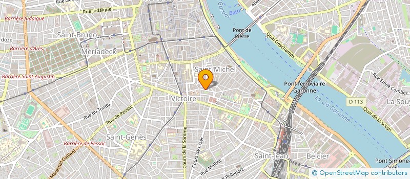 localisation de l'entreprise MONSIEUR MATHIEU GUILLOUT  BORDEAUX