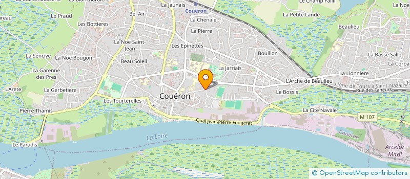 localisation de l'entreprise MONSIEUR MATHIEU GUILLOUZOUIC à COUERON