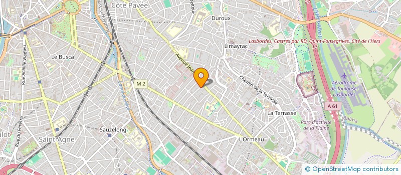localisation de l'entreprise MONSIEUR MATHIEU GUILOINEAU à TOULOUSE
