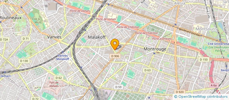 localisation de l'entreprise MONSIEUR MATHIEU GUINARD  MALAKOFF