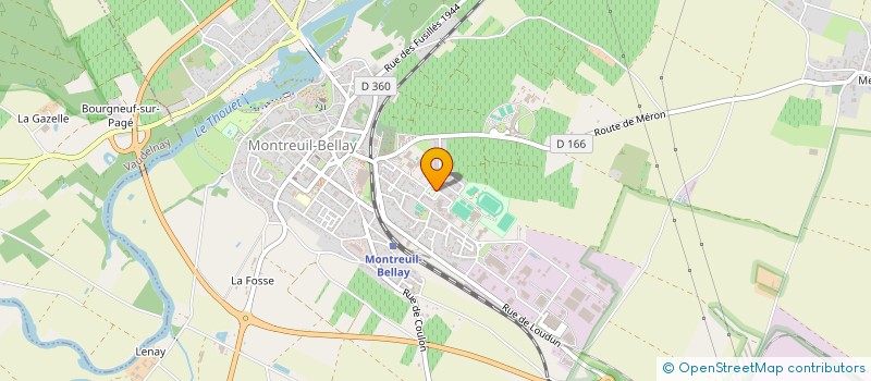 localisation de l'entreprise MONSIEUR MATHIEU GUINDEUIL  MONTREUIL-BELLAY