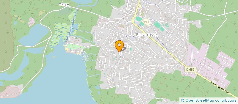 localisation de l'entreprise MONSIEUR MATHIEU GUSTAVE  BISCARROSSE