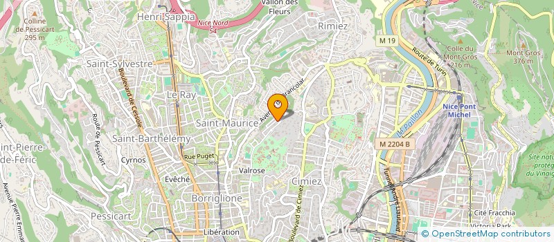 localisation de l'entreprise MONSIEUR MATHIEU GUYOT à NICE