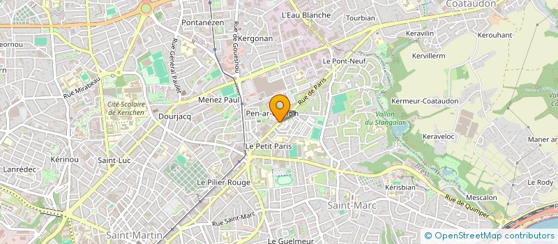 localisation de l'entreprise MONSIEUR MATHIEU HAGNERE à BREST