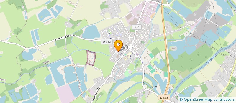 localisation de l'entreprise MONSIEUR MATHIEU HAMELIN  SPAY