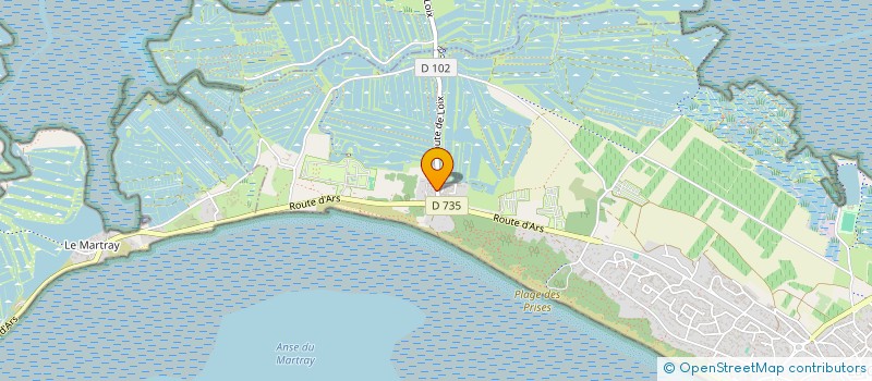 localisation de l'entreprise MONSIEUR MATHIEU HARTEVELD  LA COUARDE-SUR-MER