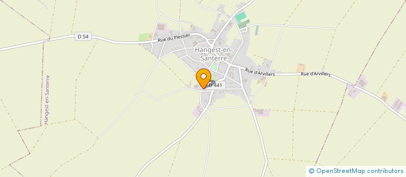 localisation de l'entreprise MONSIEUR MATHIEU HAVEZ  HANGEST-EN-SANTERRE