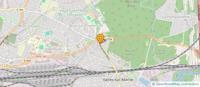 localisation de l'entreprise MONSIEUR MATHIEU HAYE  VAIRES-SUR-MARNE