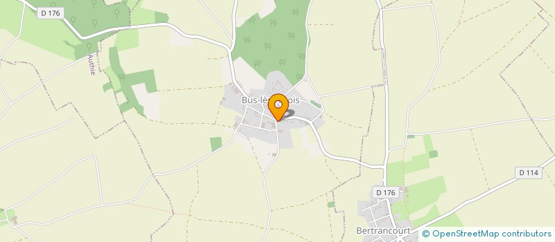 localisation de l'entreprise MONSIEUR MATHIEU HAZARD  BUS-LES-ARTOIS