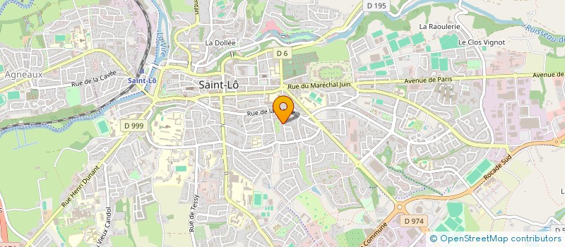 localisation de l'entreprise MONSIEUR MATHIEU HEDOUIN  SAINT-LO