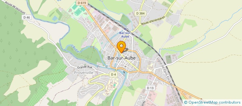 localisation de l'entreprise MONSIEUR MATHIEU HELOIR  BAR-SUR-AUBE