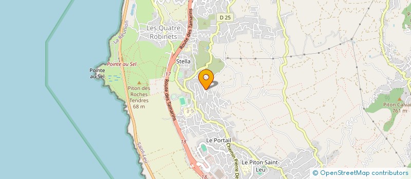 localisation de l'entreprise MONSIEUR MATHIEU HENRIETTE  SAINT-BENOIT