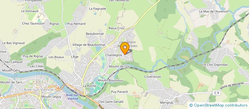localisation de l'entreprise MONSIEUR MATHIEU HERCE à AIXE-SUR-VIENNE