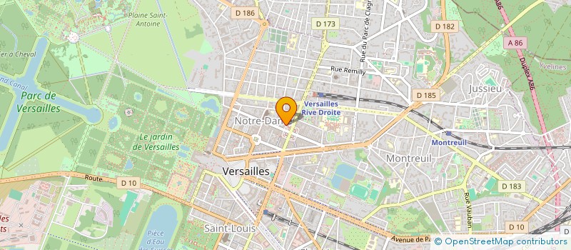 localisation de l'entreprise MONSIEUR MATHIEU HERR à VERSAILLES