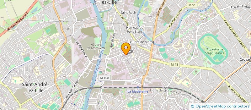 localisation de l'entreprise MONSIEUR MATHIEU HERVE à MARCQ-EN-BAROEUL
