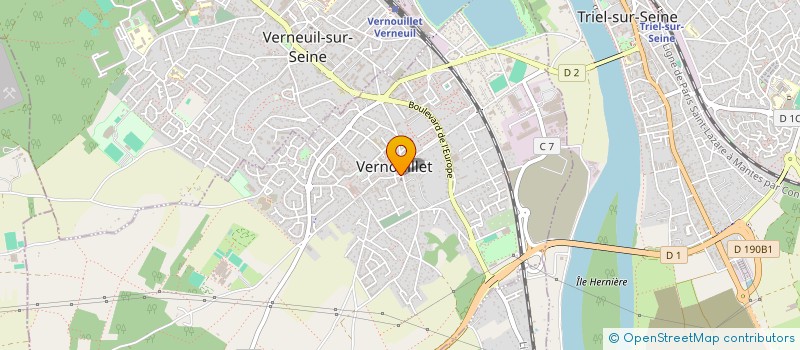 localisation de l'entreprise MONSIEUR MATHIEU HEURTAULT à VERNOUILLET