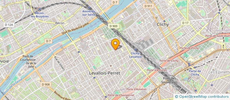 localisation de l'entreprise MONSIEUR MATHIEU HICKE à LEVALLOIS-PERRET