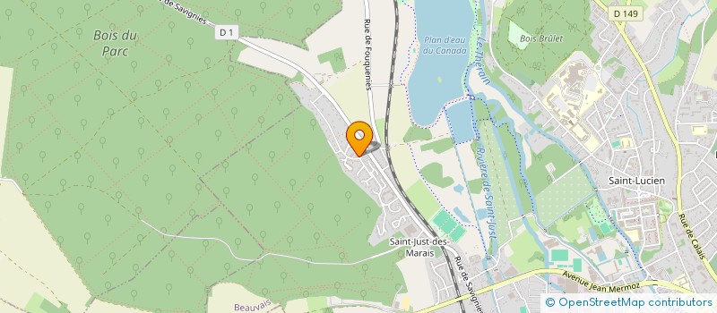 localisation de l'entreprise MONSIEUR MATHIEU HIDRIO  BEAUVAIS