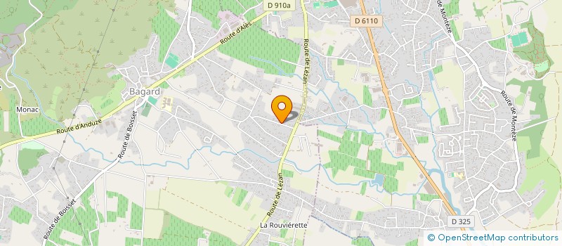 localisation de l'entreprise MONSIEUR MATHIEU HILAIRE  BAGARD