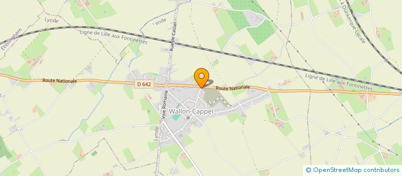 localisation de l'entreprise MONSIEUR MATHIEU HILLION  WALLON-CAPPEL