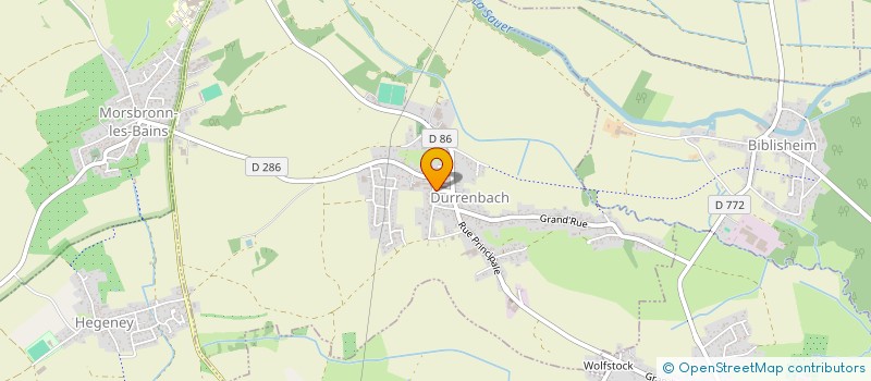 localisation de l'entreprise MONSIEUR MATHIEU HIMEUR  BIBLISHEIM