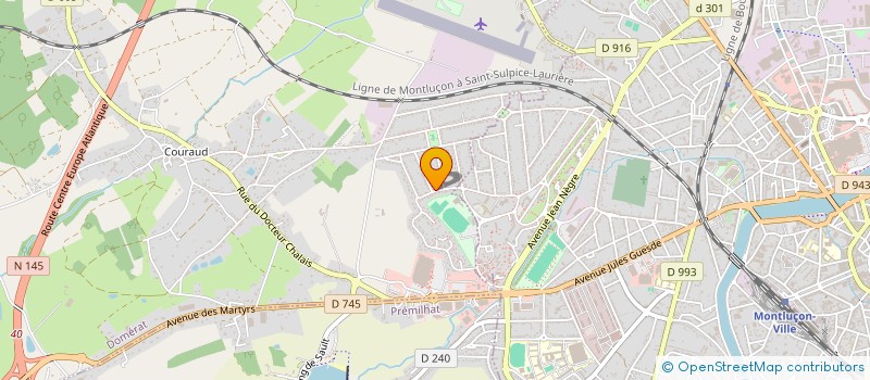 localisation de l'entreprise MONSIEUR MATHIEU HIOT à DOMERAT