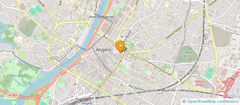 localisation de l'entreprise MONSIEUR MATHIEU HIVONNAIT à ANGERS