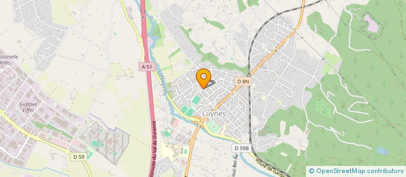 localisation de l'entreprise MONSIEUR MATHIEU HOARAU  VINON-SUR-VERDON