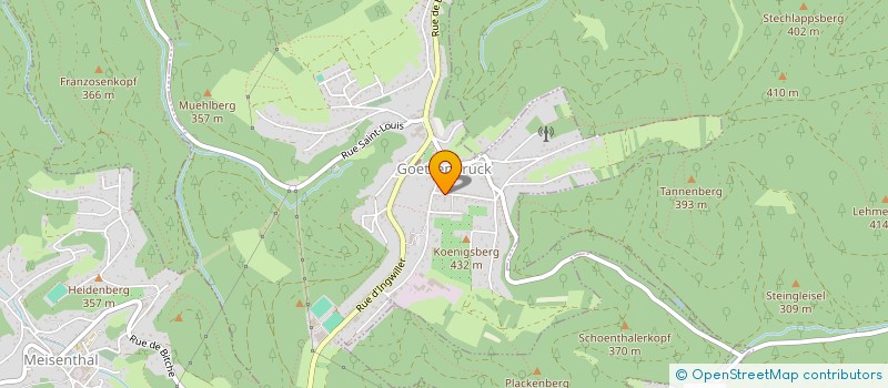 localisation de l'entreprise MONSIEUR MATHIEU HOFF  GOETZENBRUCK