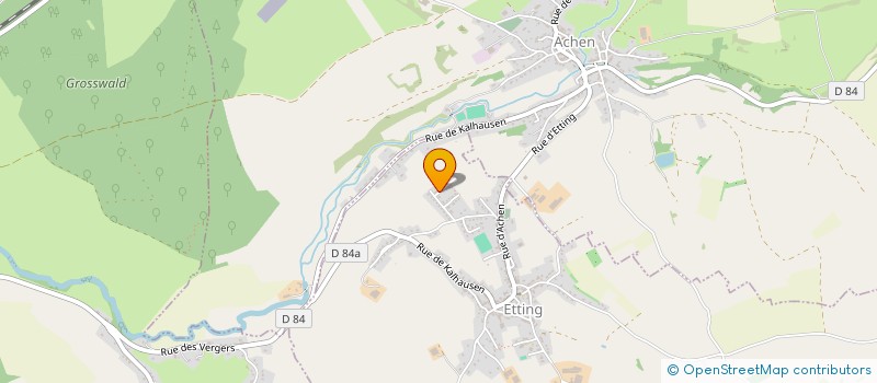 localisation de l'entreprise MONSIEUR MATHIEU HOFFMANN  ETTING