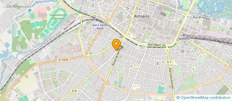 localisation de l'entreprise MONSIEUR MATHIEU HOGUET  AMIENS