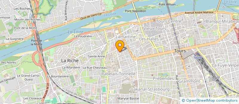 localisation de l'entreprise MONSIEUR MATHIEU HOLBERT à TOURS