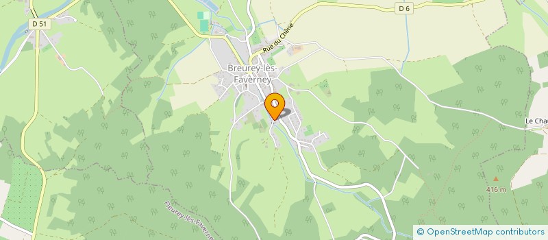 localisation de l'entreprise MONSIEUR MATHIEU HOLLARD  BREUREY-LES-FAVERNEY