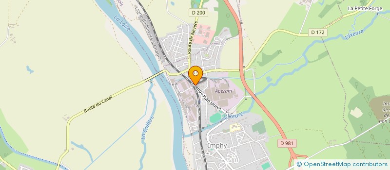 localisation de l'entreprise MONSIEUR MATHIEU HONORE  IMPHY