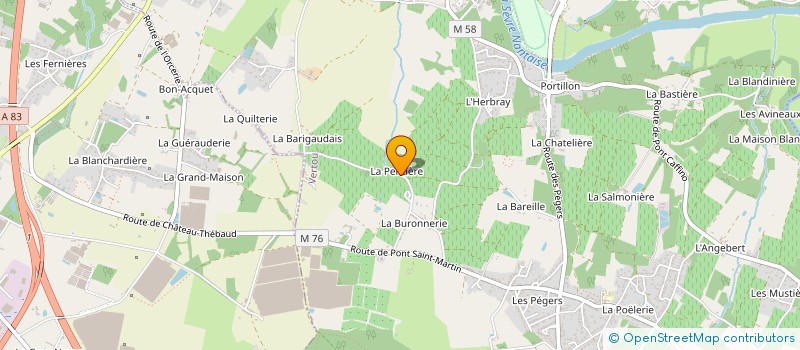 localisation de l'entreprise MONSIEUR MATHIEU HOSSARD  VERTOU