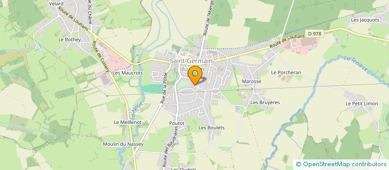 localisation de l'entreprise MONSIEUR MATHIEU HOUILLIEZ  SAINT-GERMAIN-DU-PLAIN