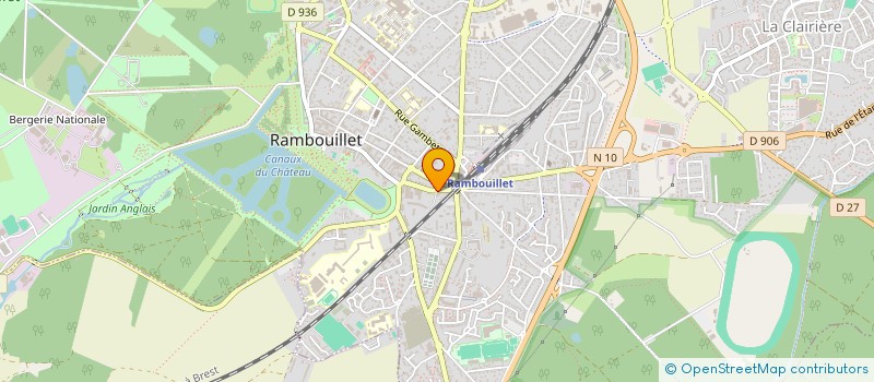 localisation de l'entreprise MONSIEUR MATHIEU HU  RAMBOUILLET
