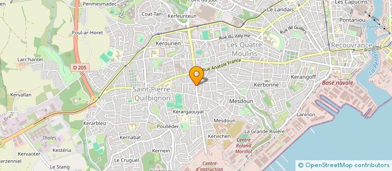 localisation de l'entreprise MONSIEUR MATHIEU HUBELHARDT à BREST