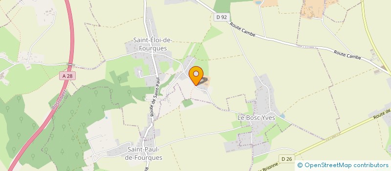 localisation de l'entreprise MONSIEUR MATHIEU HUCHE  SAINT-ELOI-DE-FOURQUES